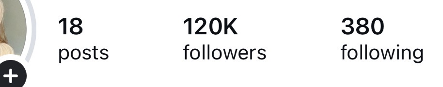 Instagram 120K followers - After